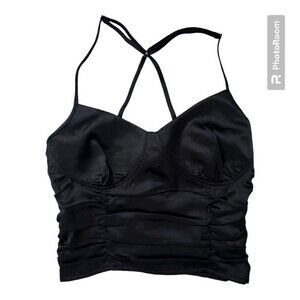 Forever 21 Black Strappy Cami Top Womens Size Small